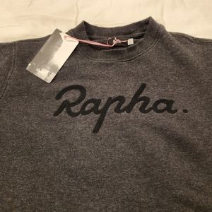 Rapha Men's small logo embroidered sweatshirt